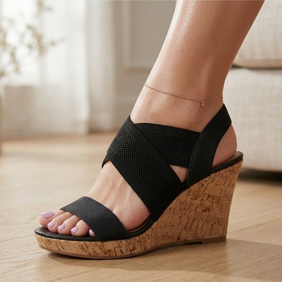 Charles By Charles David Shoes - Charles by CHARLES DAVID Wedge Platform‎ Espadrille Sandals